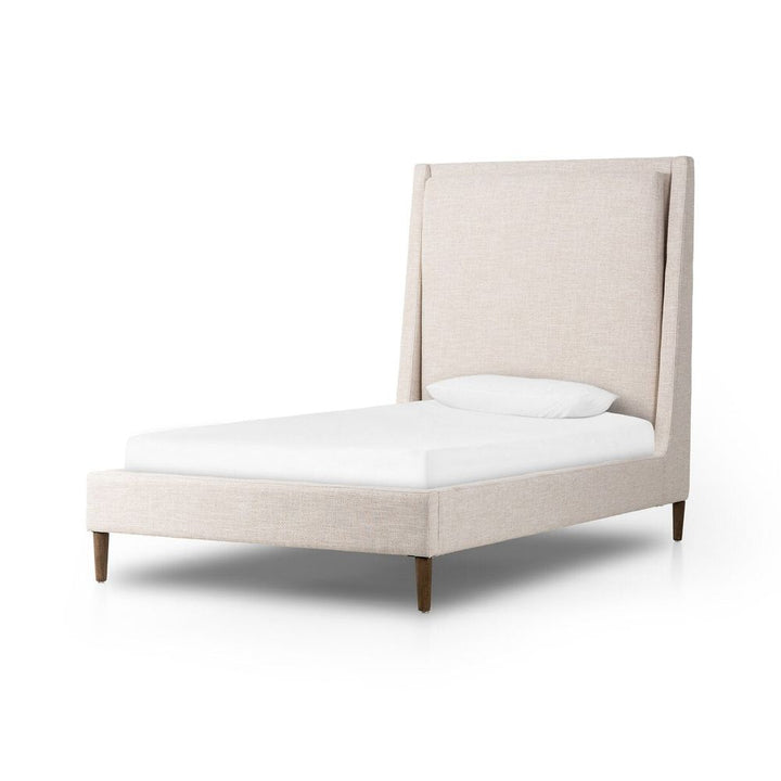 Potter Bed: Dover Crescent - Distressed Natural - Twin