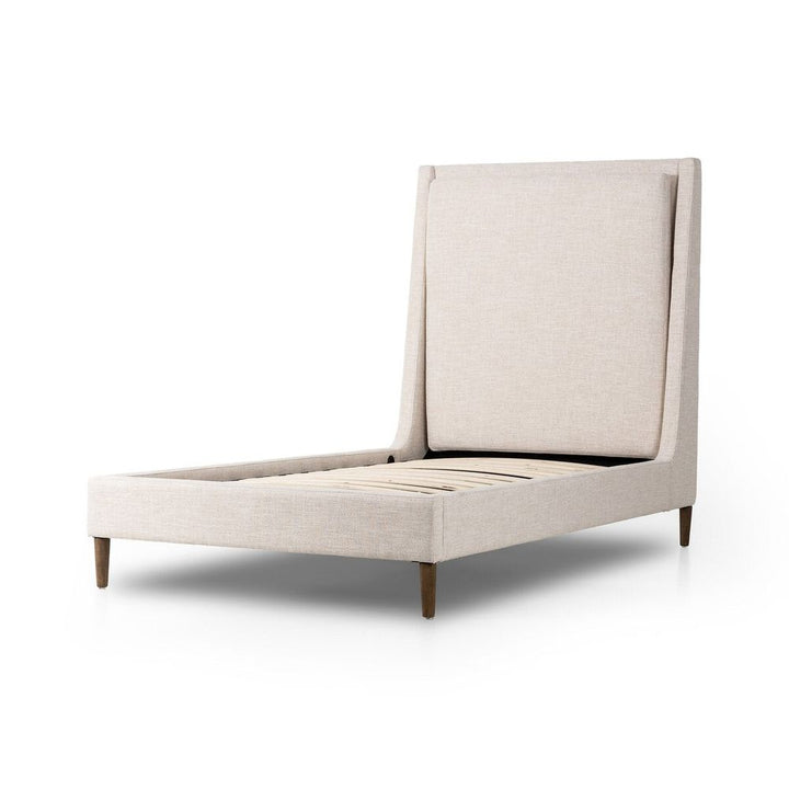 Potter Bed: Dover Crescent - Distressed Natural - Twin