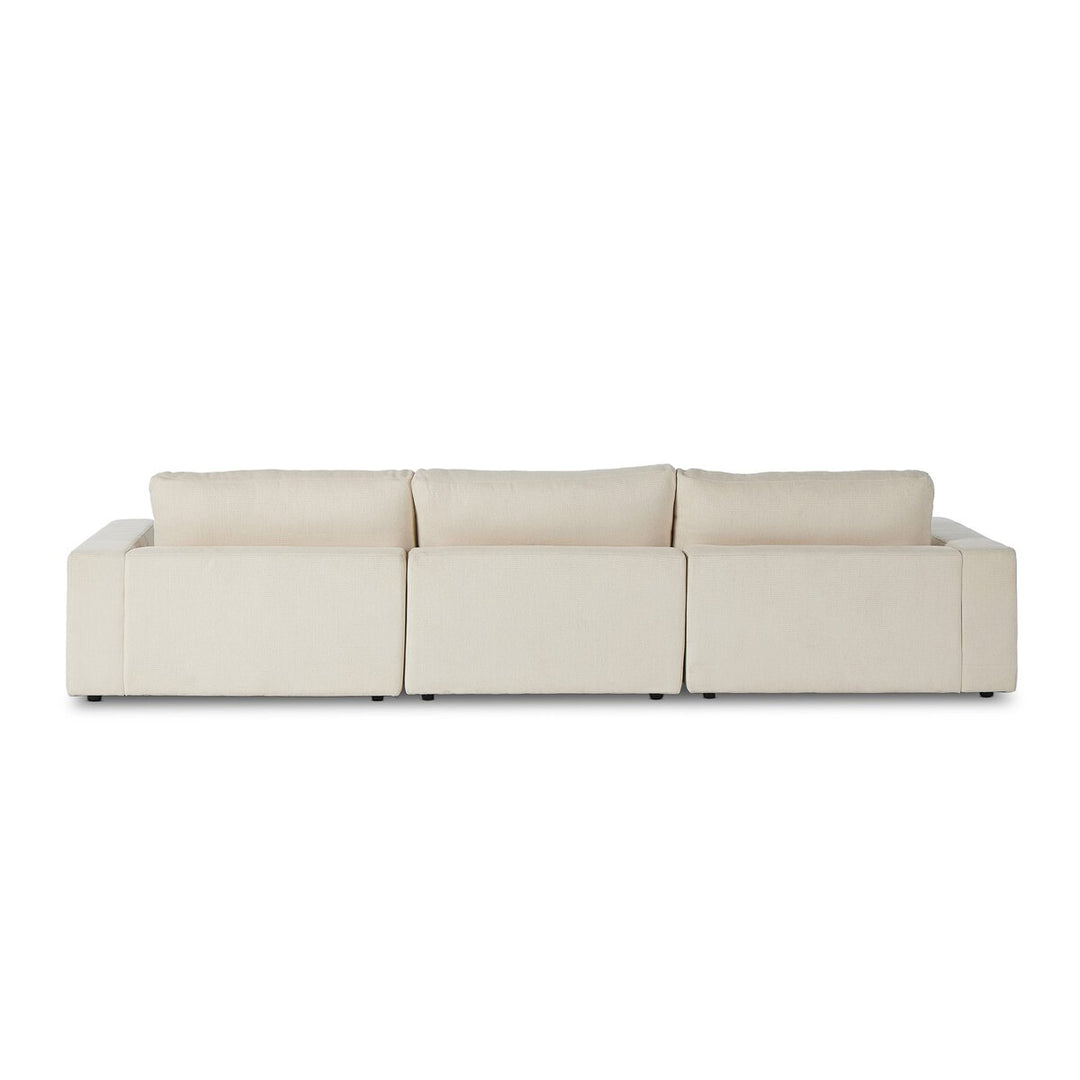 Chelsea 3-Piece Sectional - 3-Piece Sectional Sofa - Clairmont Ivory