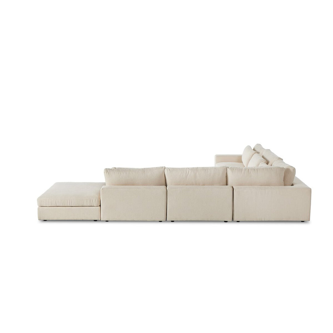 Chelsea 6-Piece Sectional - W/ Ottoman - Clairmont Ivory