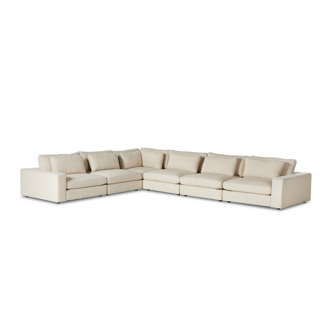 Chelsea 6-Piece Sectional - 6-Piece - Clairmont Ivory