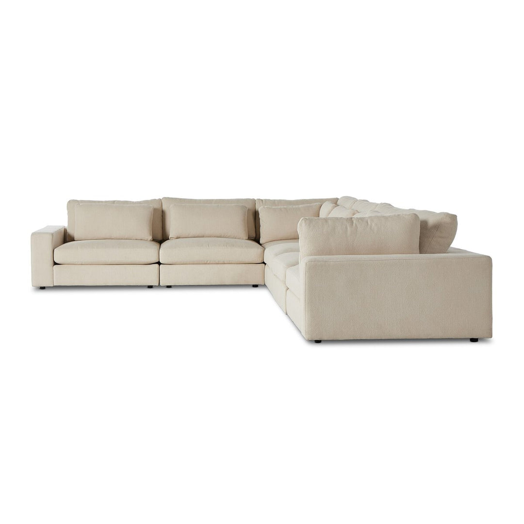 Chelsea 6-Piece Sectional - 6-Piece - Clairmont Ivory