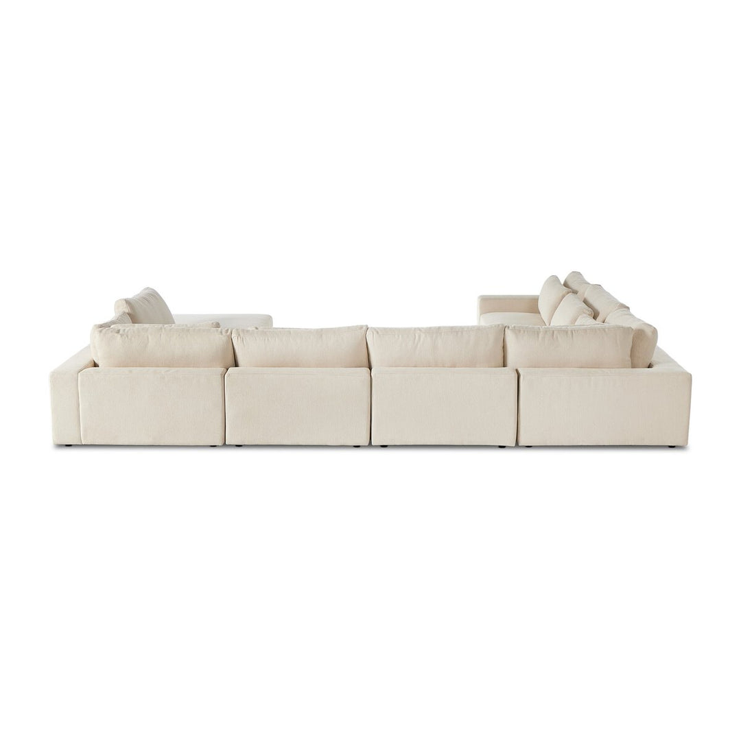 Chelsea 7-Piece Sectional W/ Ottoman - Clairmont Ivory