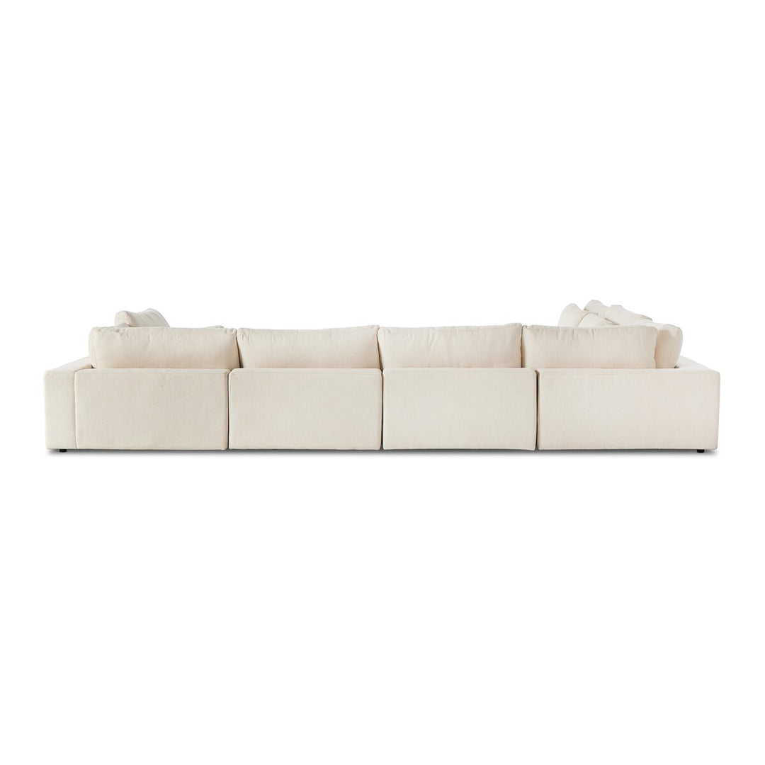 Chelsea 7-Piece Sectional W/ Ottoman - Clairmont Ivory