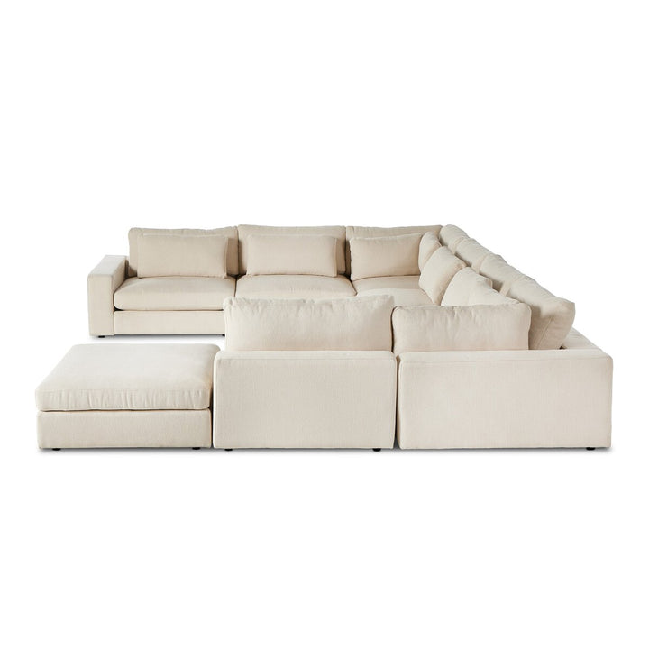 Chelsea 7-Piece Sectional W/ Ottoman - Clairmont Ivory