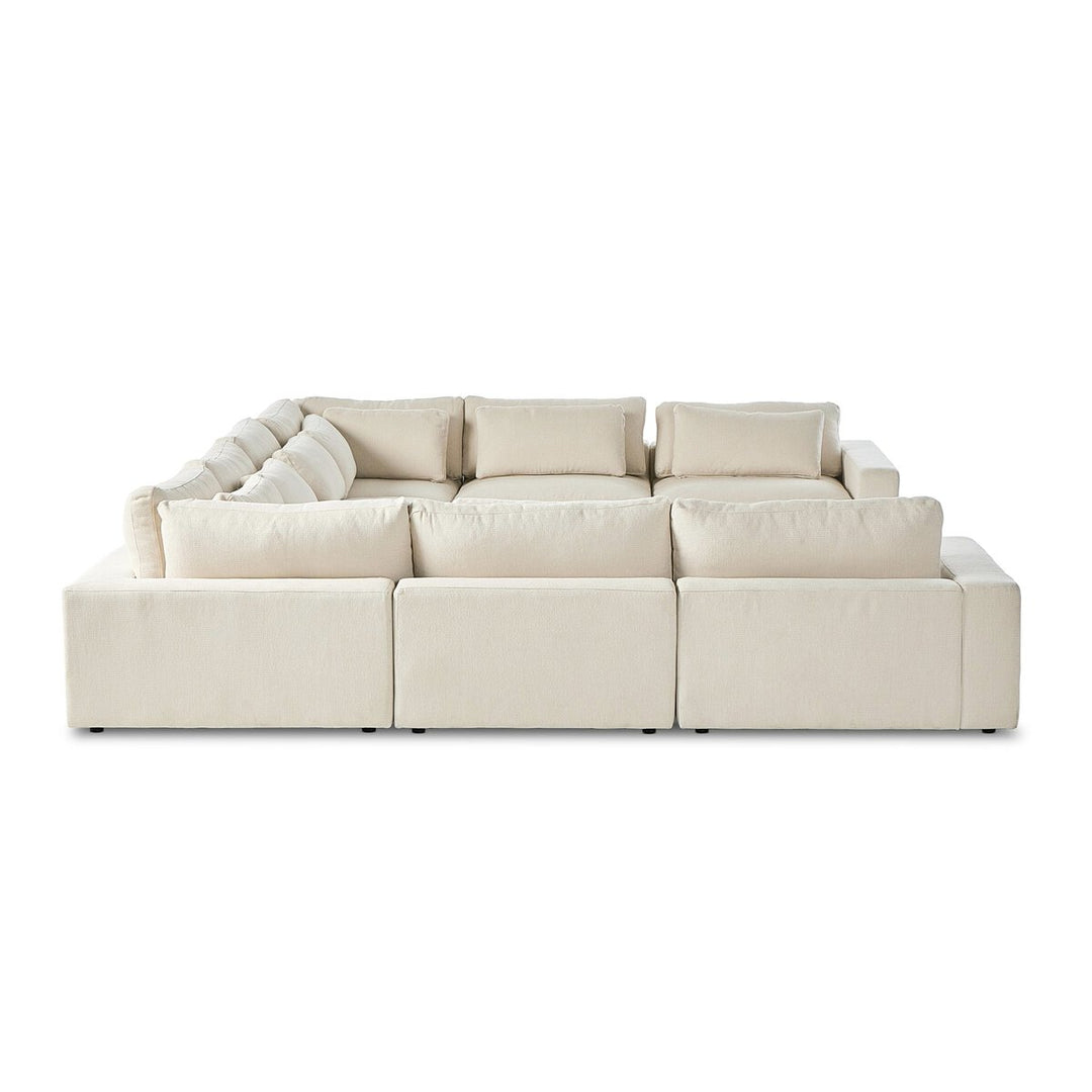 Chelsea 8-Piece Sectional - 8-Piece - Clairmont Ivory