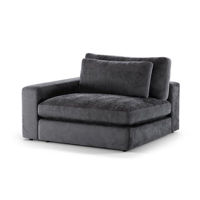 Bloor Sectional-Four Hands-FH-106166-010-SectionalsLaf Piece - Charcoal Worn Velvet-5-France and Son