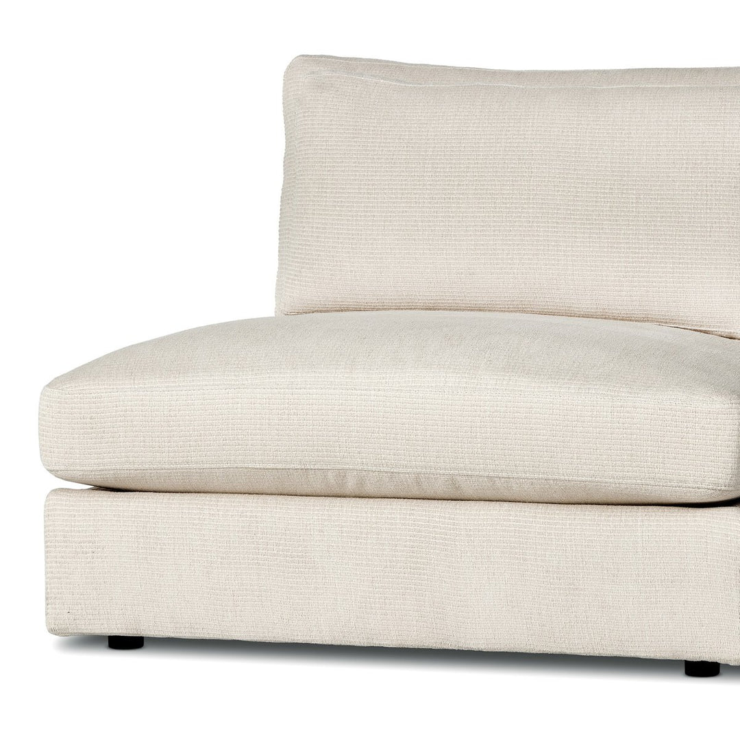 Build Your Own: Chelsea Sectional - Armless Piece - Clairmont Ivory