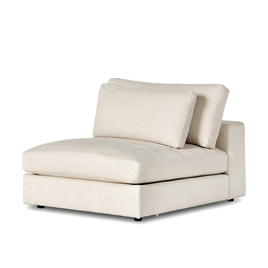 Build Your Own: Chelsea Sectional - Armless Piece - Clairmont Ivory