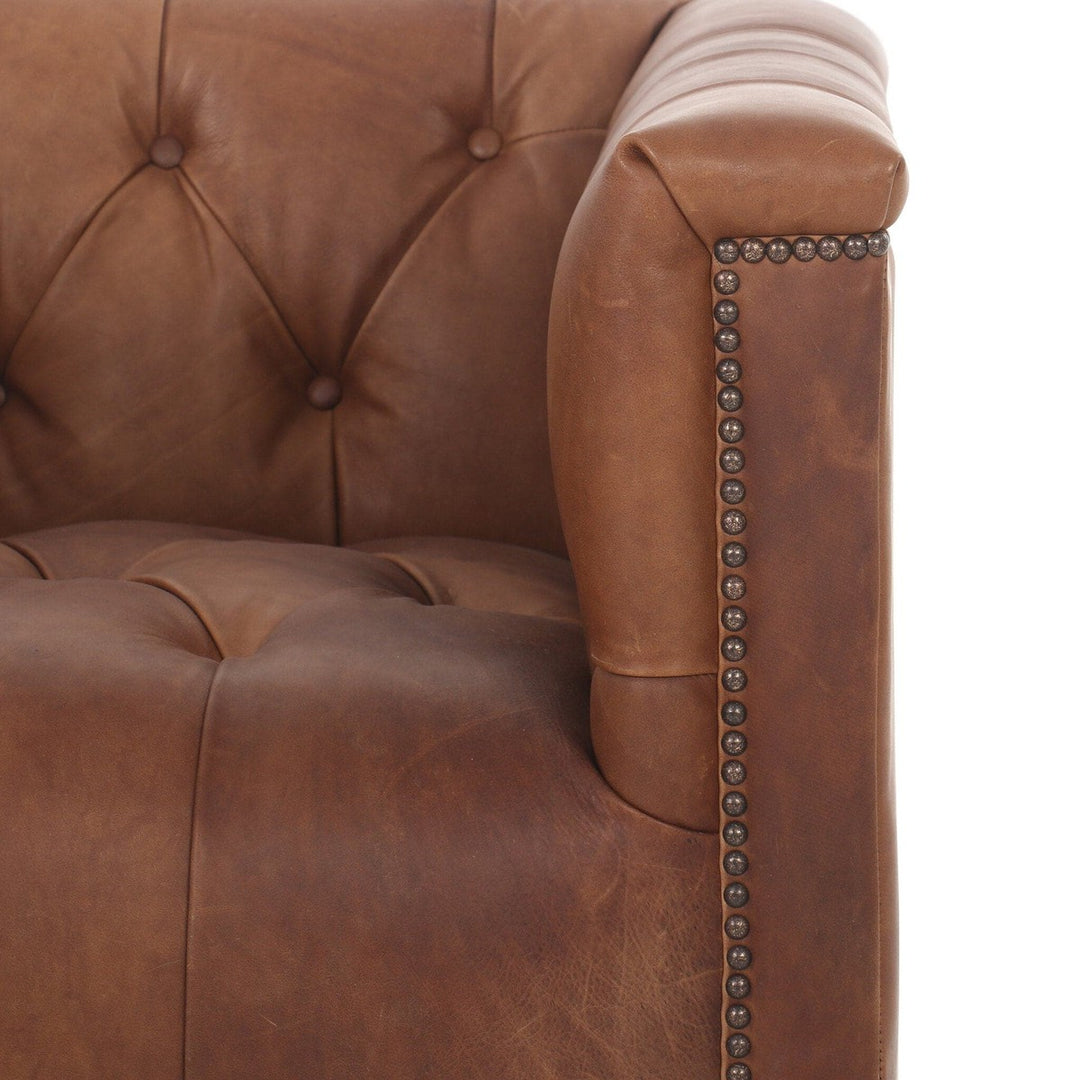 Maddox Swivel Chair - Heirloom Sienna