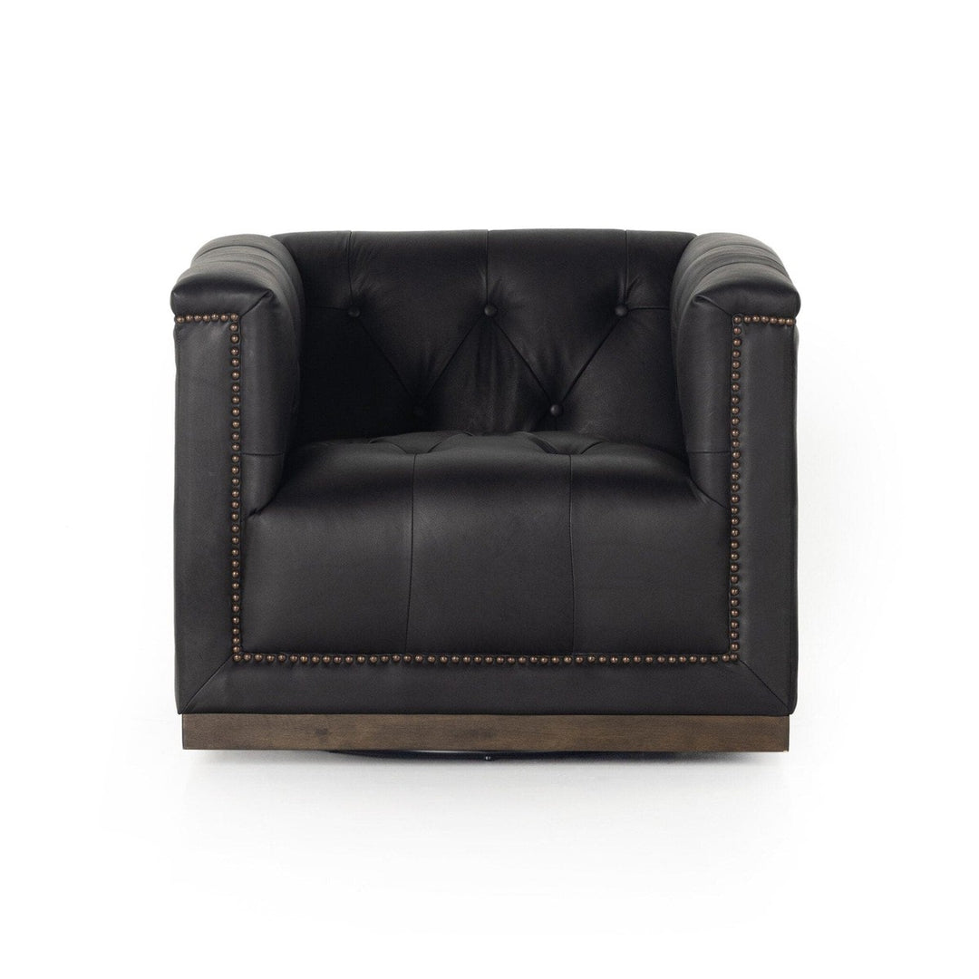 Maddox Swivel Chair - Heirloom Black