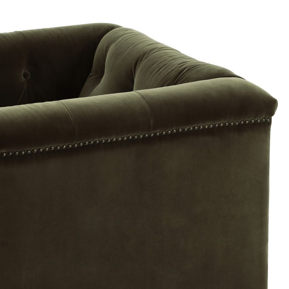 Kallum Swivel Chair - Olive