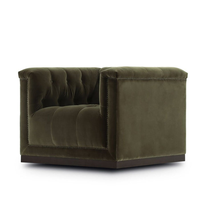 Kallum Swivel Chair - Olive