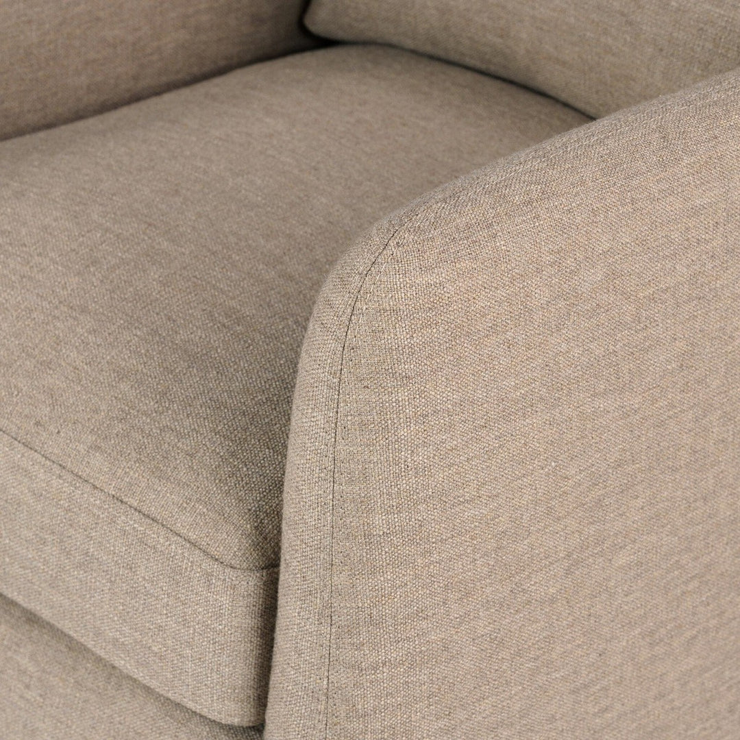 Blake Slipcover Swivel Chair - Alcala Taupe