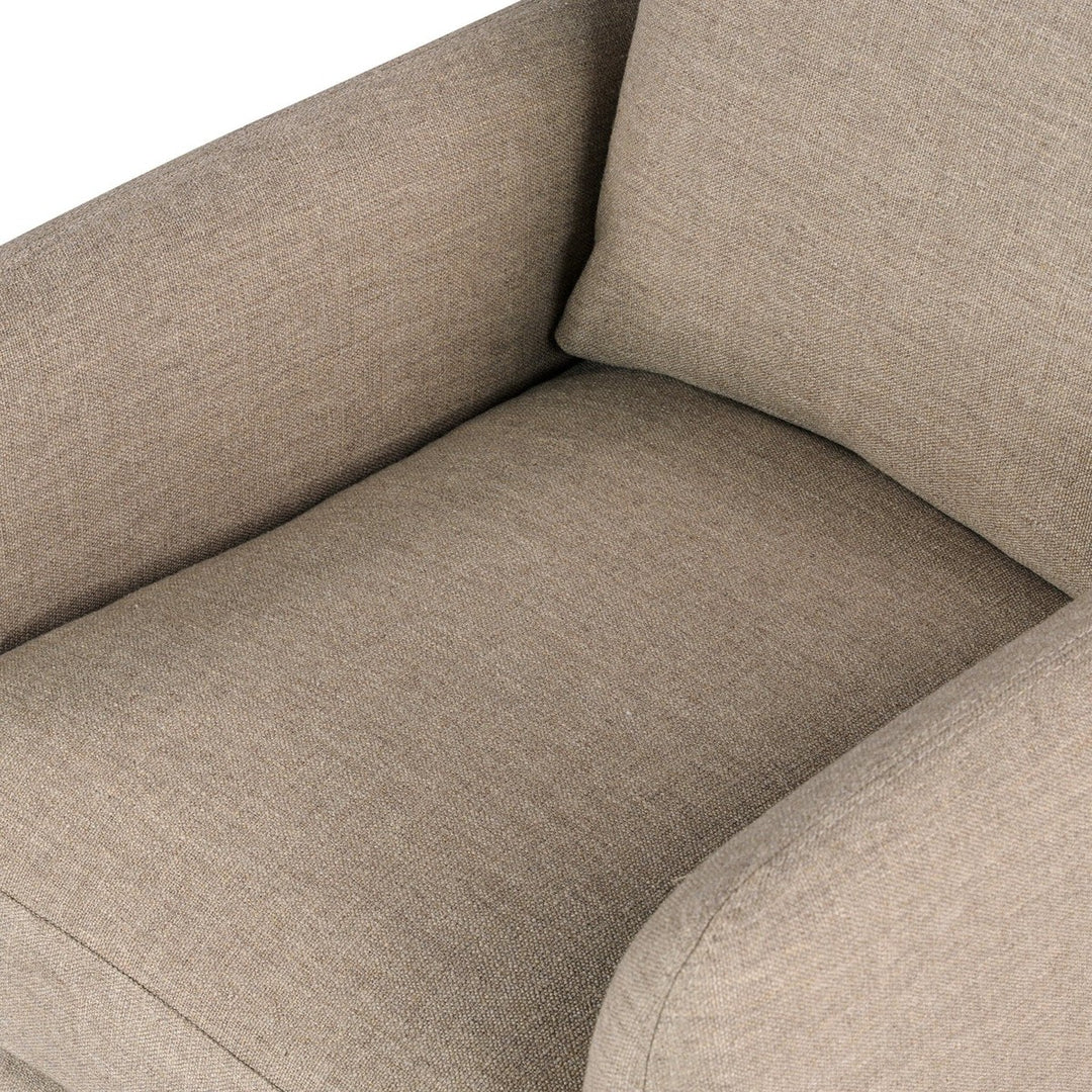 Blake Slipcover Swivel Chair - Alcala Taupe