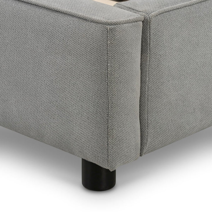 Hudson Bed - King - Pebble Pewter