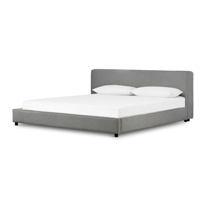 Hudson Bed - King - Pebble Pewter