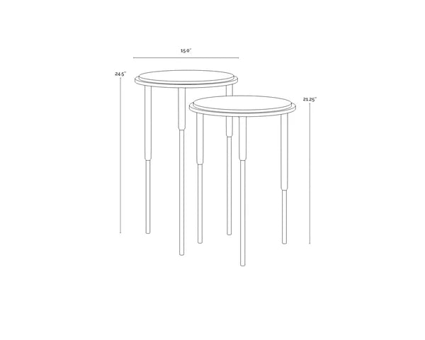 Kyrie Nesting Side Tables (Set Of 2)