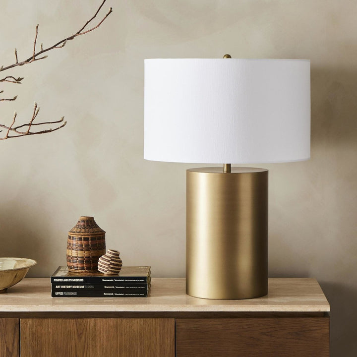 Camden Table Lamp - Light Antique Brass