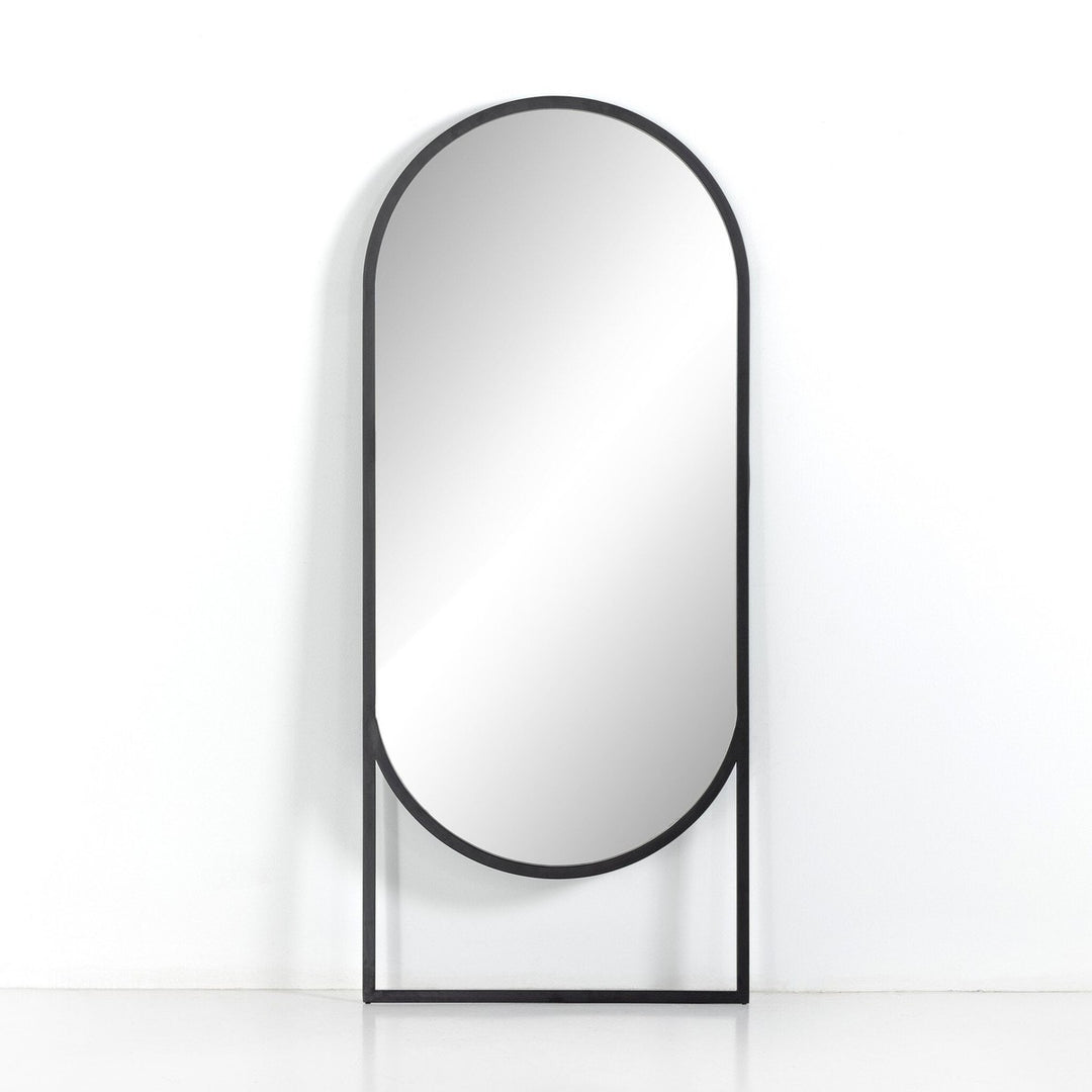 Darren Floor Mirror - Matte Black