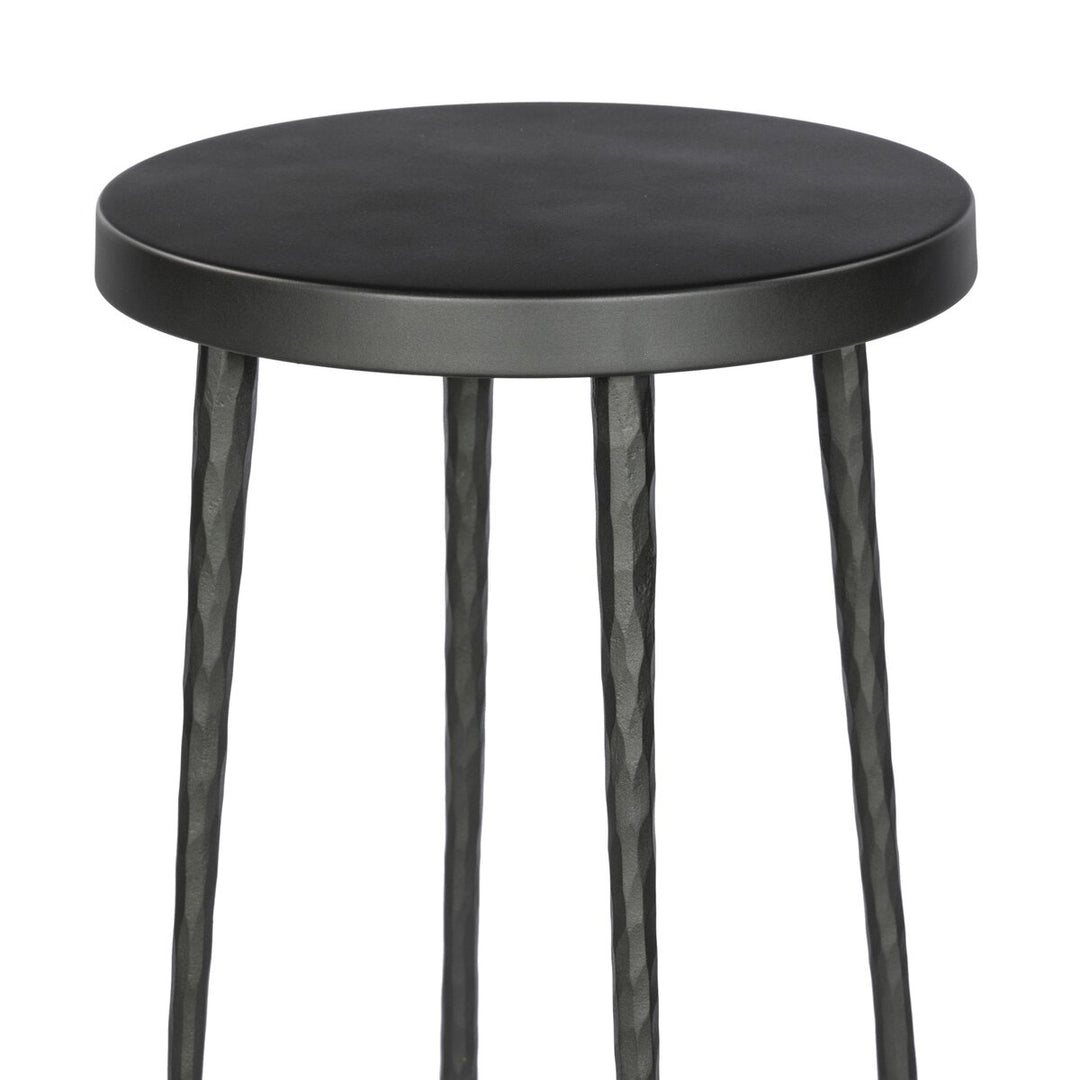 Edgewood Bar + Counter Stool - Bar Stool - Hammered Gunmetal