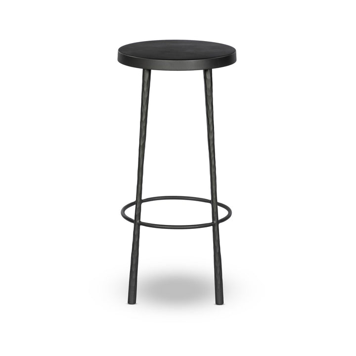 Edgewood Bar + Counter Stool - Bar Stool - Hammered Gunmetal