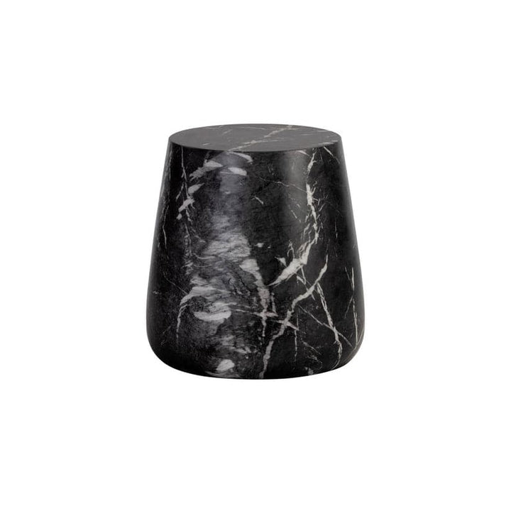 Aries Side Table - Marble Look-Sunpan-SUNPAN-106403-Side Tables-4-France and Son