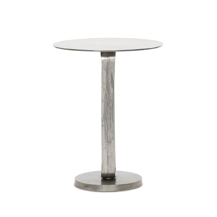 Winston End Table - Raw Antique Nickel