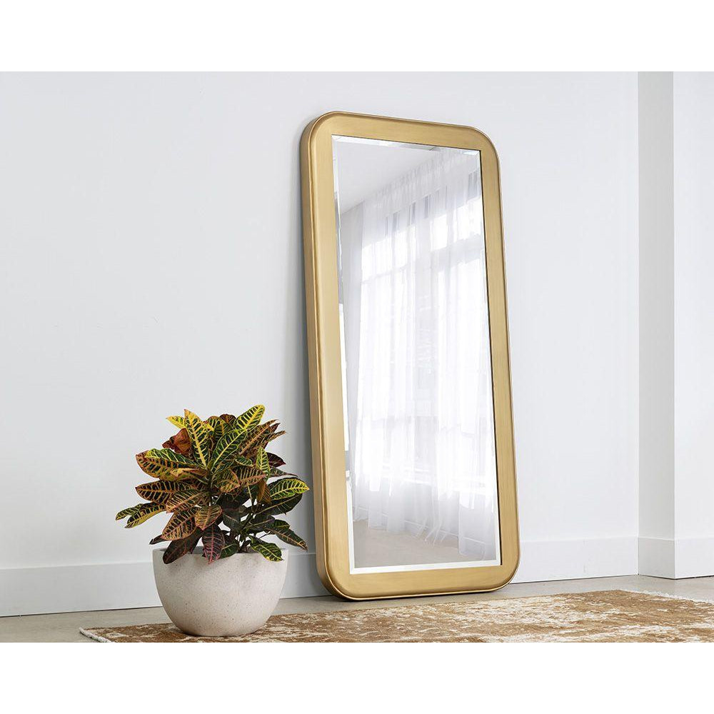 Topanga Floor Mirror-Sunpan-SUNPAN-106551-Mirrors-2-France and Son