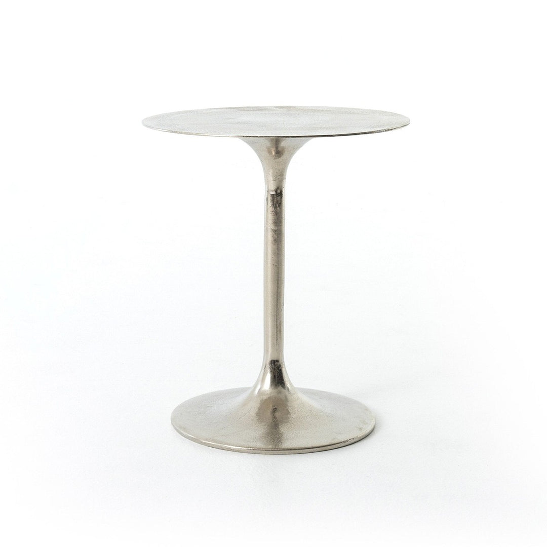 Tessa Side Table - Raw Nickel