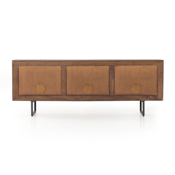 Camden Media Console - Brown Wash