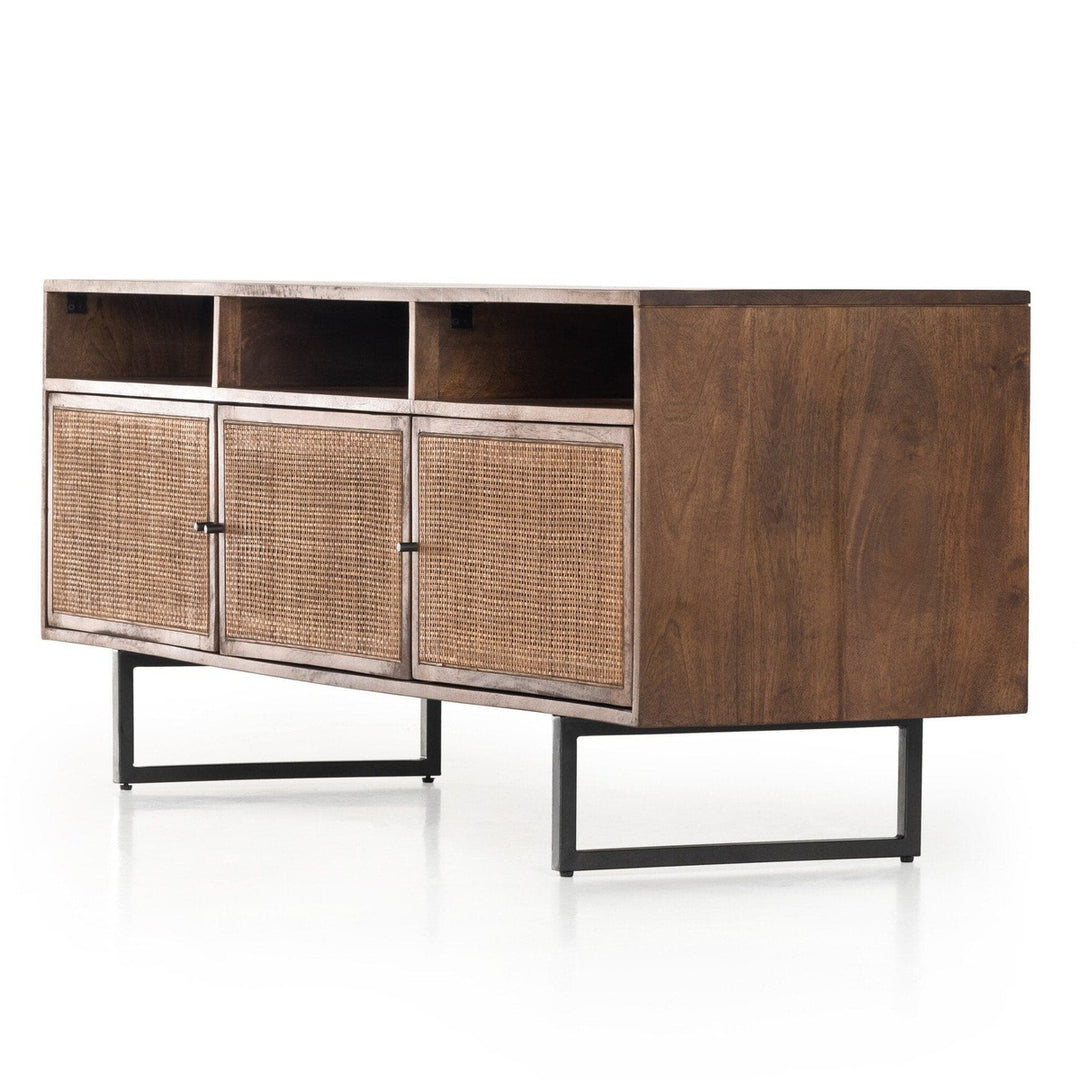 Camden Media Console - Brown Wash