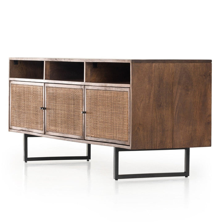 Camden Media Console - Brown Wash