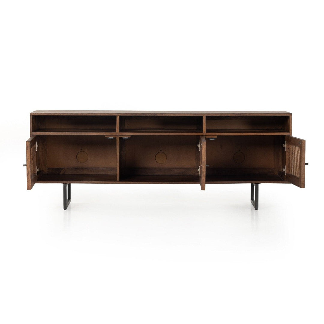 Camden Media Console - Brown Wash