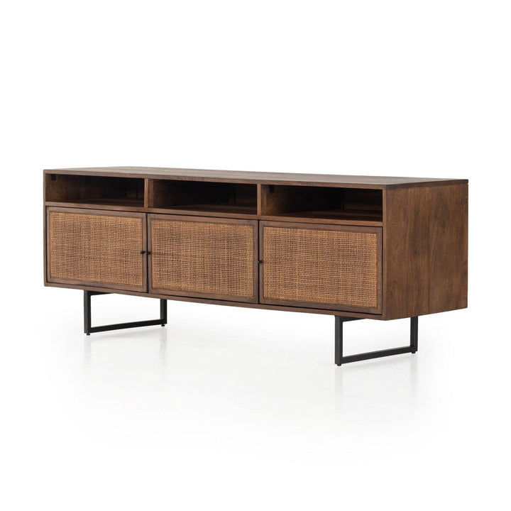 Camden Media Console - Brown Wash