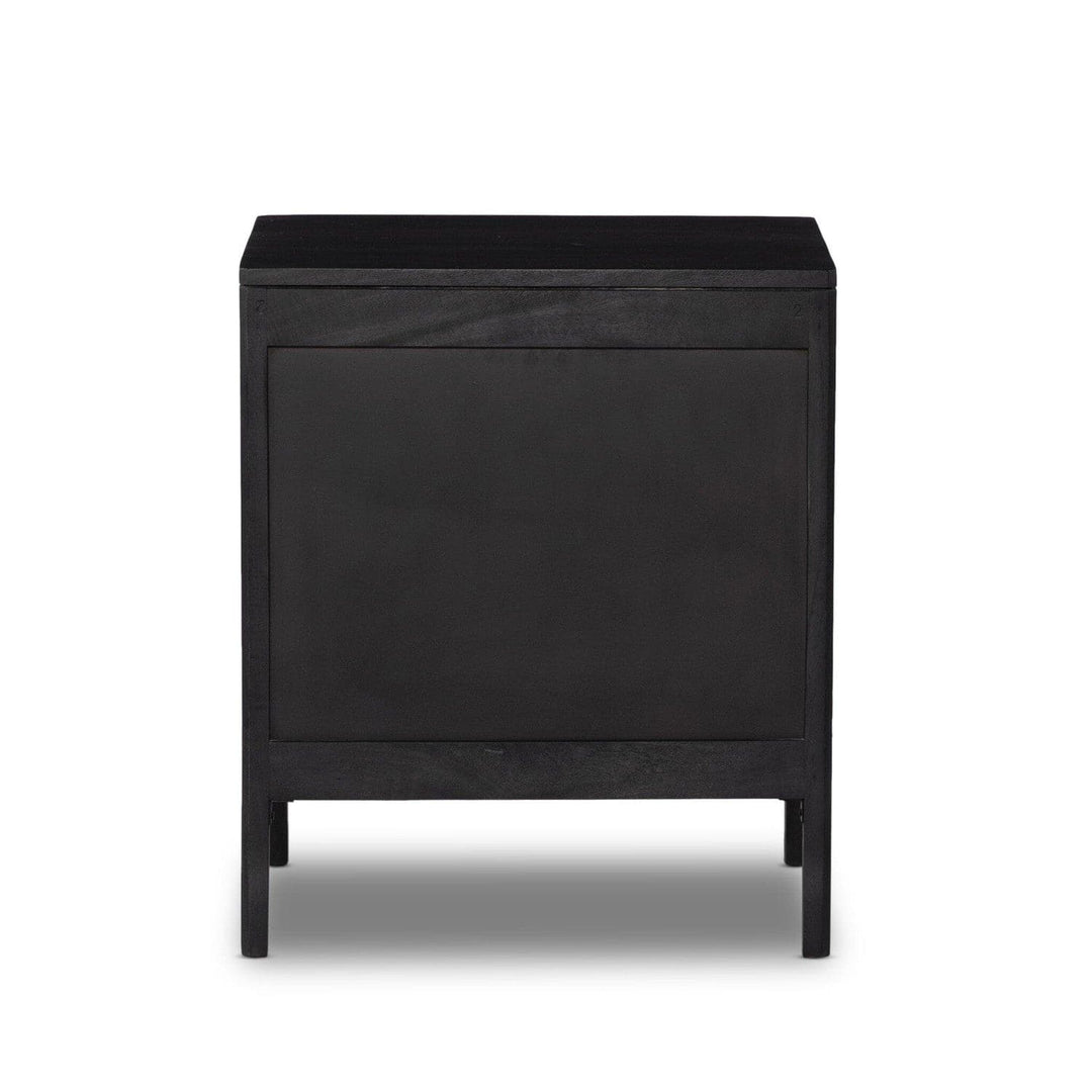 Paisley Left Nightstand - Black Wash