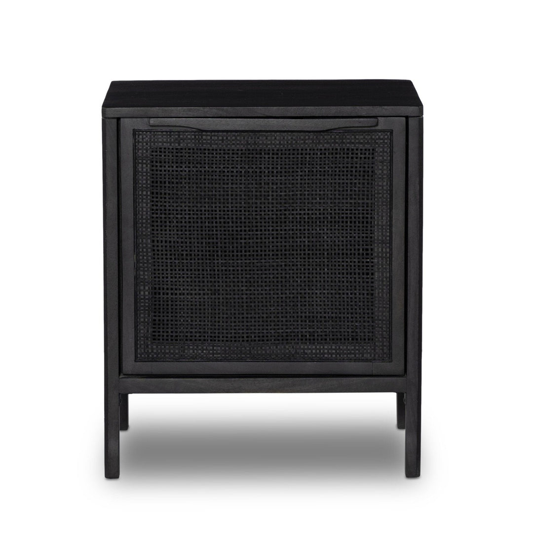 Paisley Left Nightstand - Black Wash