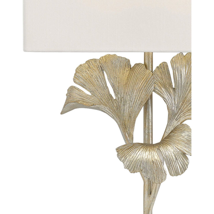 Gingko Silver Wall Sconce