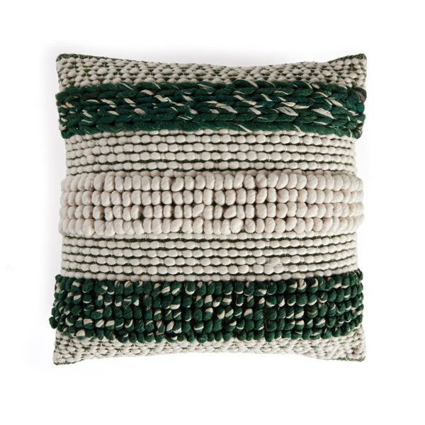Textured Stripe Pillow Set of 2-Four Hands-FH-106840-003-PillowsGreen-3-France and Son