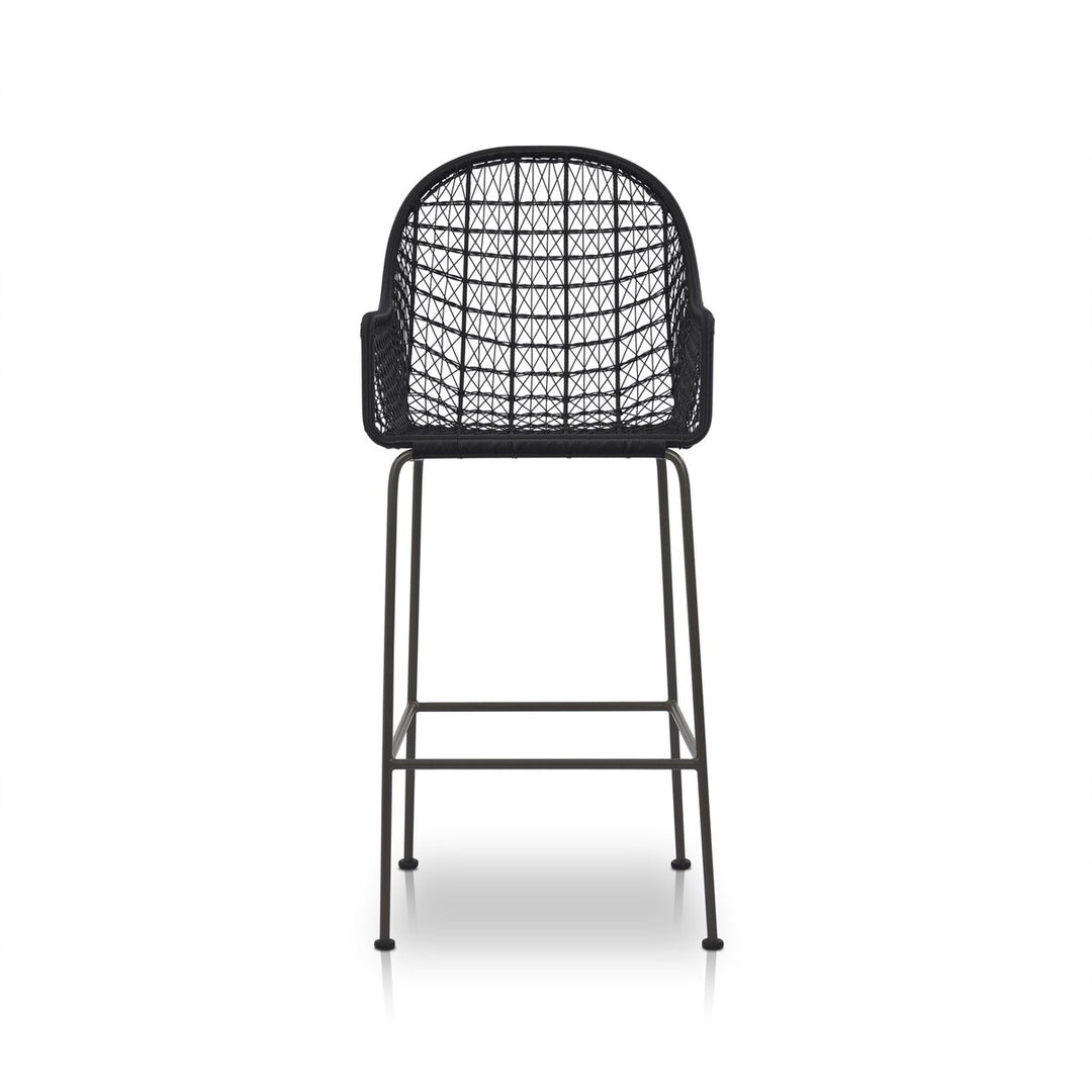 Canyon Outdoor Bar + Counter Stool - Bar Stool - Smoke Black - None