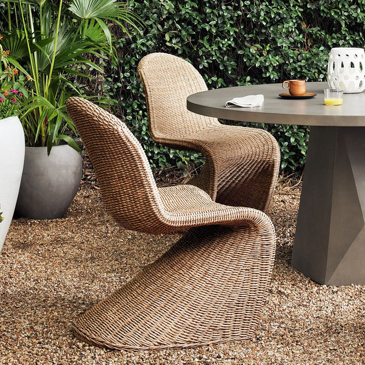 Poppy Outdoor Dining Chair - Vintage Natural