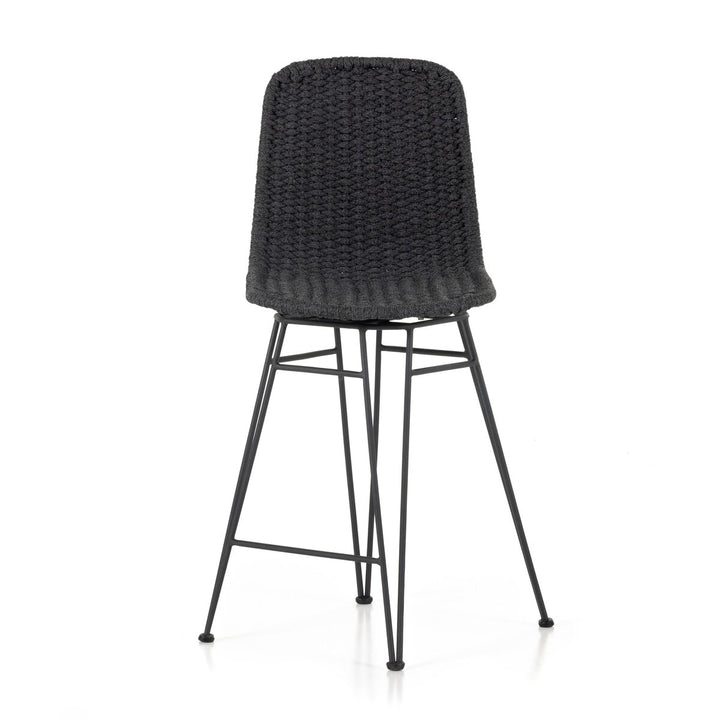 Elara Outdoor Swivel Bar + Counter Stool - Counter Stool - Dark Grey