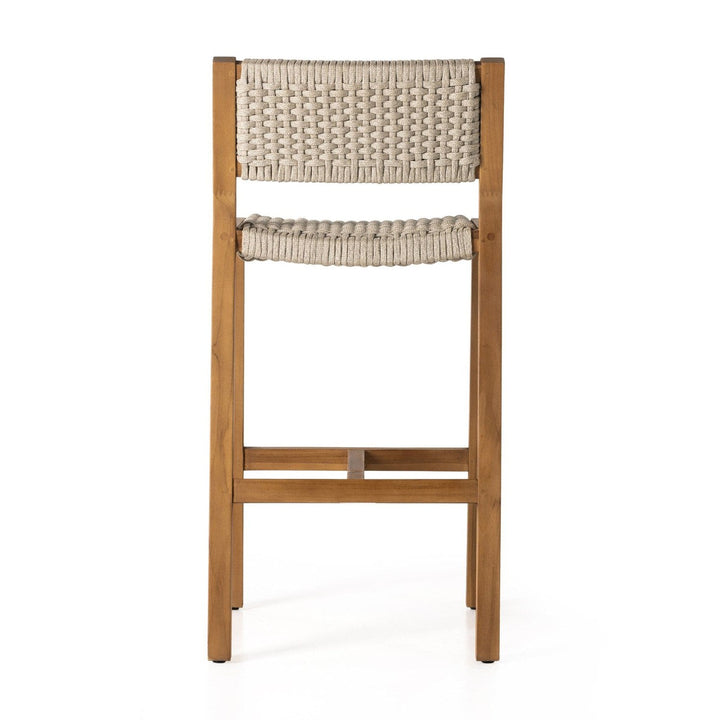 Declan Outdoor Bar Stool - Ivory Rope