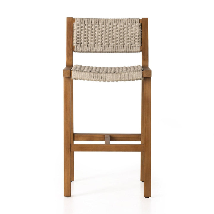 Declan Outdoor Bar Stool - Ivory Rope