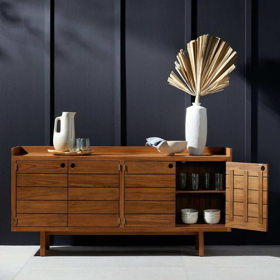 Lola Outdoor Sideboard - Natural Teak