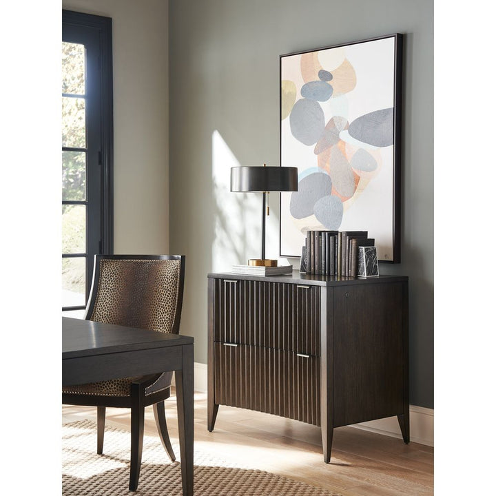 File Storage Jasper File Chest - Dark Brown