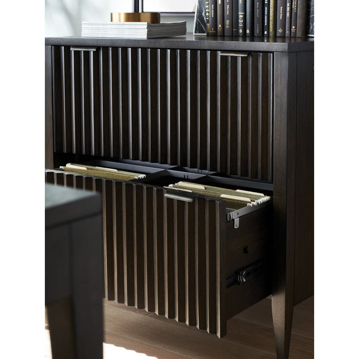 File Storage Jasper File Chest - Dark Brown