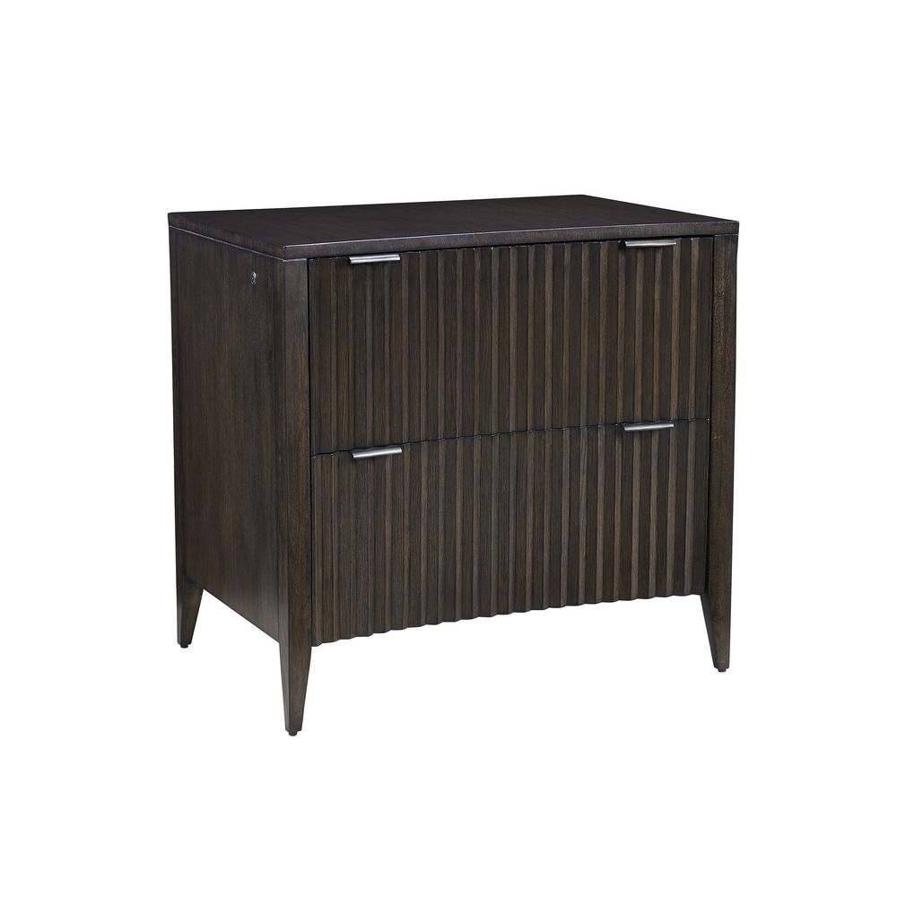 File Storage Jasper File Chest - Dark Brown