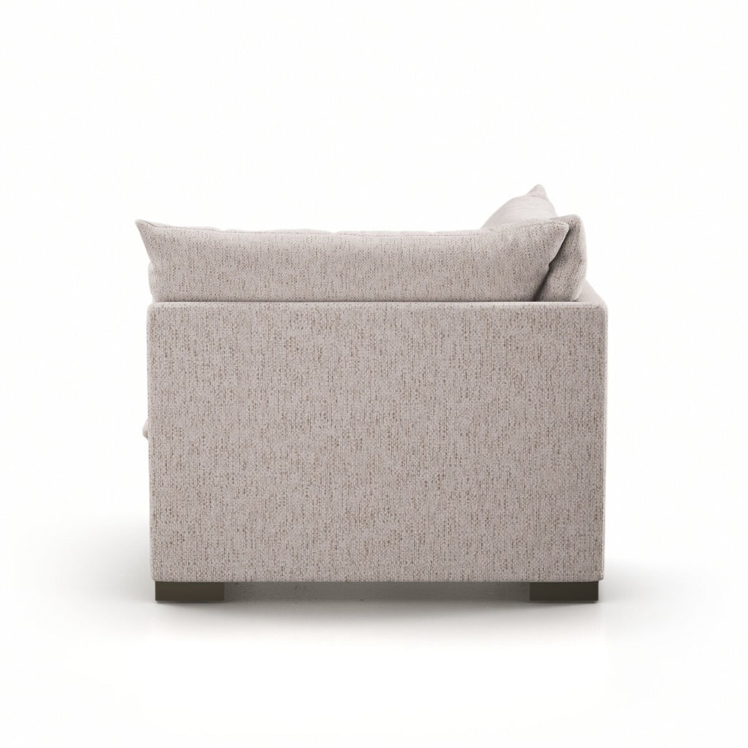 Build Your Own: Edgewood Sectional - Corner Piece - Bayside Pebble