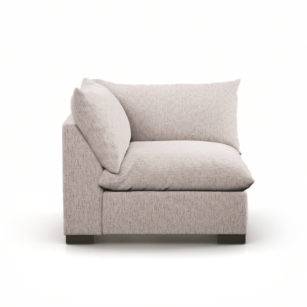 Build Your Own: Edgewood Sectional - Corner Piece - Bayside Pebble